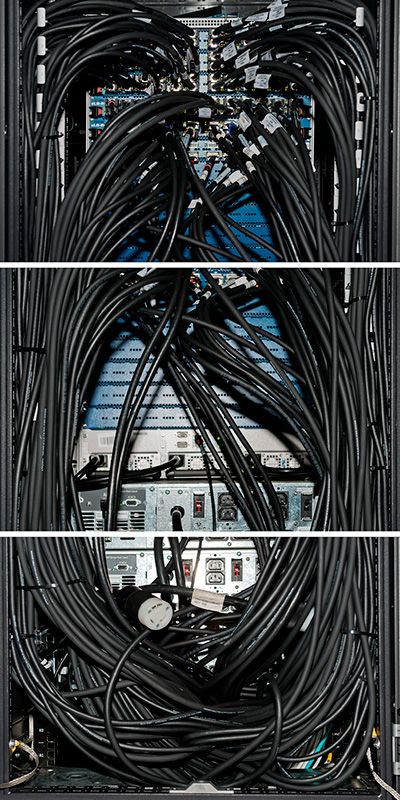 Denis Farley, Network Black 2013, impression jet d’encre, 100 x 196 cm. © Denis Farley